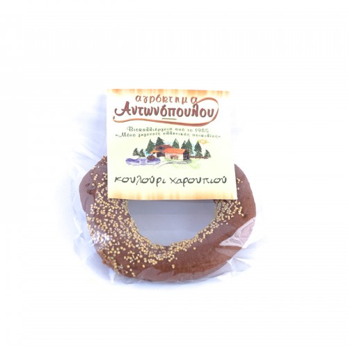 Κουλούρι Θεσσαλονίκης χαρουπιού και κεχρί (75g)