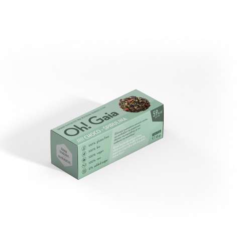 Βιο μπουκιές υγείας CHOCO- SPIRULINA 12τμχ/κιβ