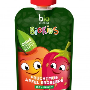 BIO Apple puree - Strawberry Biokids (90g)